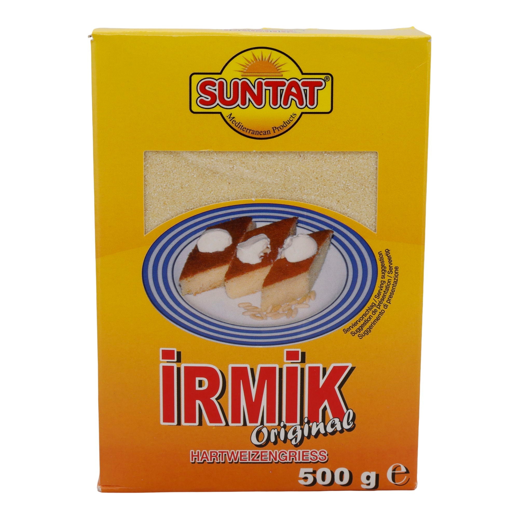 Weizengrieß Suntat | İrmik | Hartweizengrieß, vielseitige Basis für süße & herzhafte Gerichte | 500 g SUNTAT